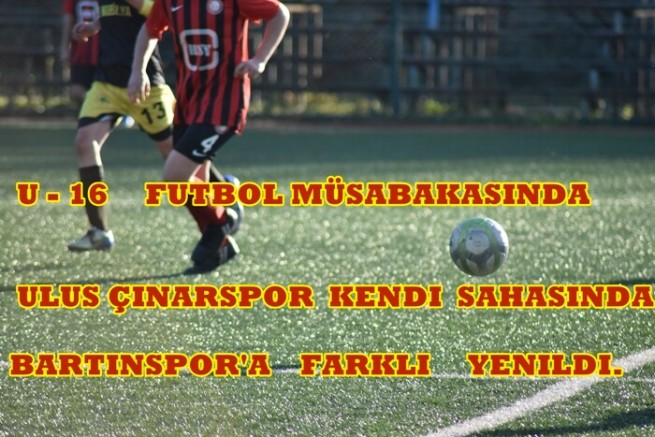 Ulus Çınarspor kendi sahasıda farklı yenildi.