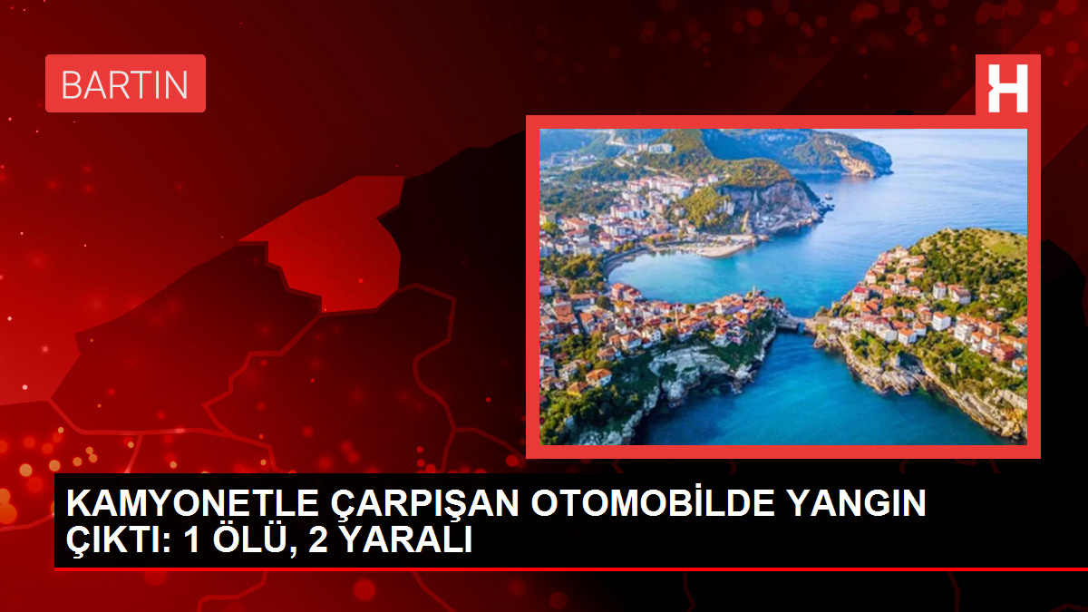 Bartın'da Otomobil ile Kamyonet Çarpışması: 2'si Ağır 3 Kişi Yaralandı