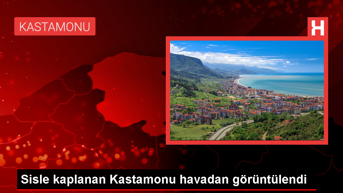 Kastamonu sabah saatlerinde sis altında