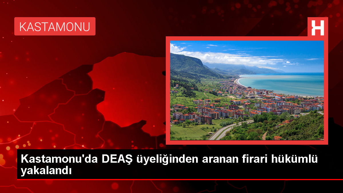 Kastamonu'da DEAŞ üyesi firari hükümlü yakalandı