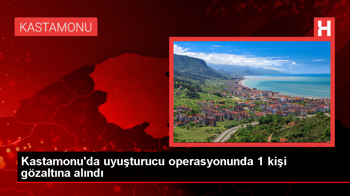 Kastamonu'da Uyuşturucu ve Ruhsatsız Silah Operasyonu: 1 Gözaltı