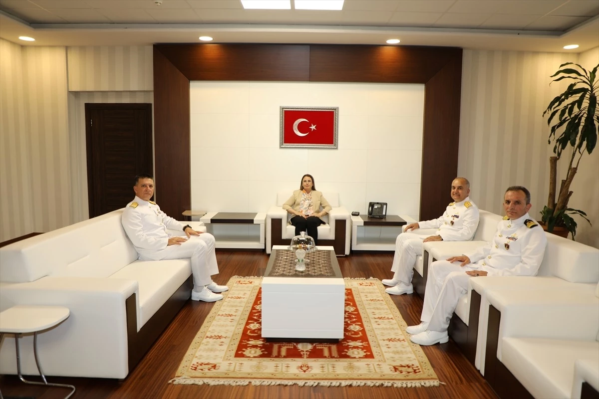 Kuzey Deniz Saha Komutanı Bartın Valisi'ni ziyaret etti