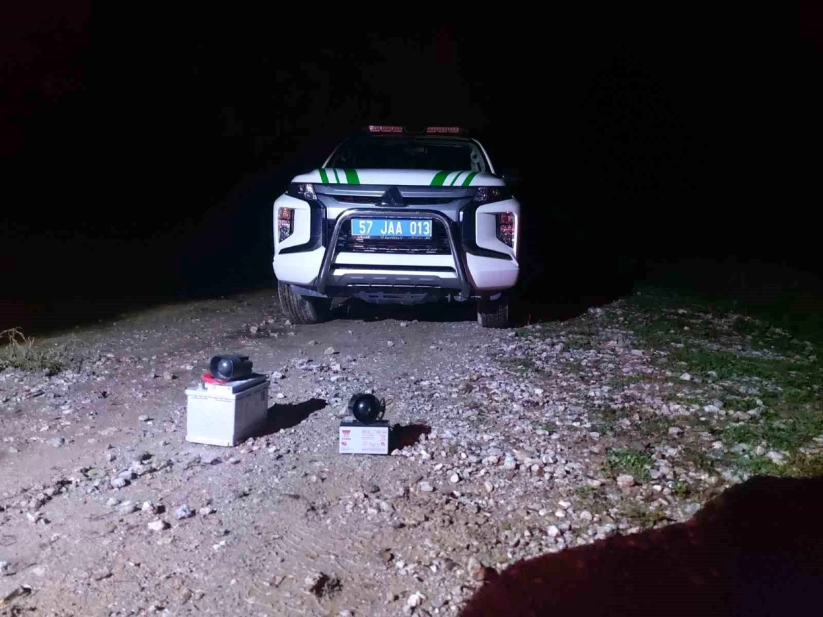 Sinop'ta bıldırcın avı düzeneği çökertildi