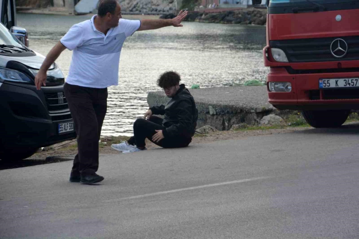 Sinop'ta Hamsi Suyu Yüzünden Kaza: Motosiklet Sürücüsü Yaralandı