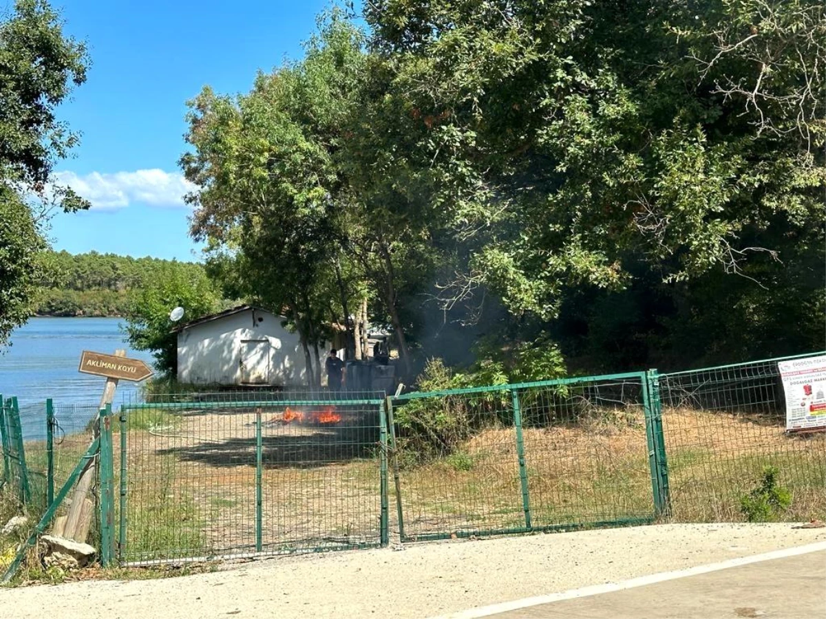 Sinop'ta yanlış anlaşılan yangın ihbarı