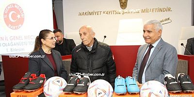 İl Özel İdaresi İl Genel Meclisi  amatör futbol spor kulüplerine malzeme desteğinde bulundu
