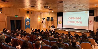 Orman suçlarıyla etkin sücadele bilgilendirme etkinliği yapıldı.