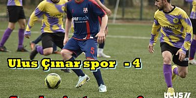 Ulus Çınar Spor sahasında  Cumhuriyet sporu farklı skorla yendi.