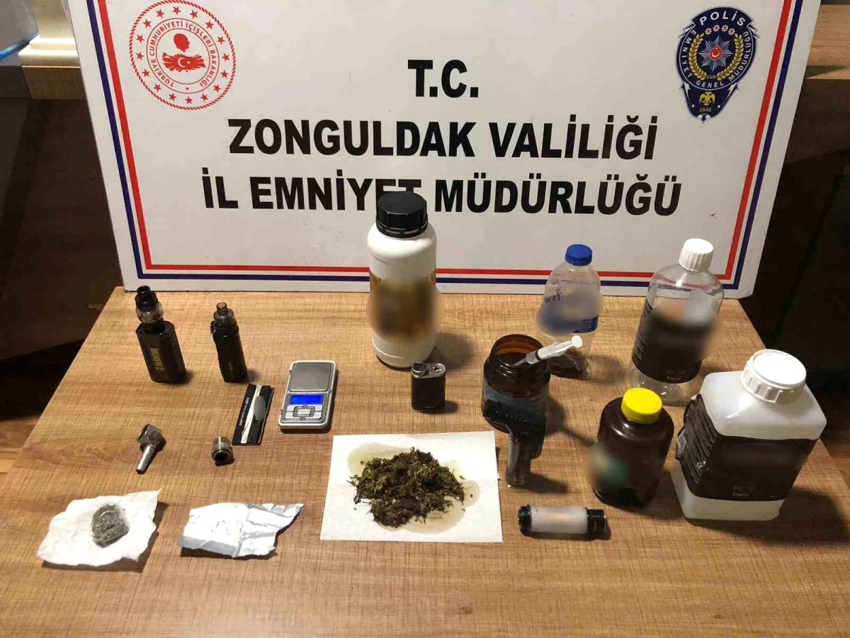 Zonguldak'ta 2 Kilo Uyuşturucu Madde Ele Geçirildi